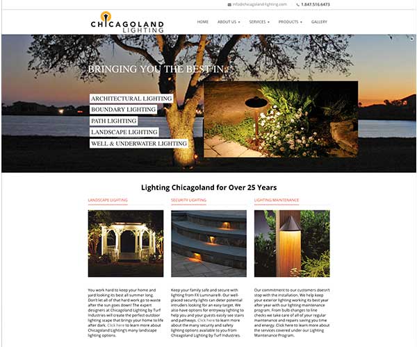 Chicagoland Lighting redesign